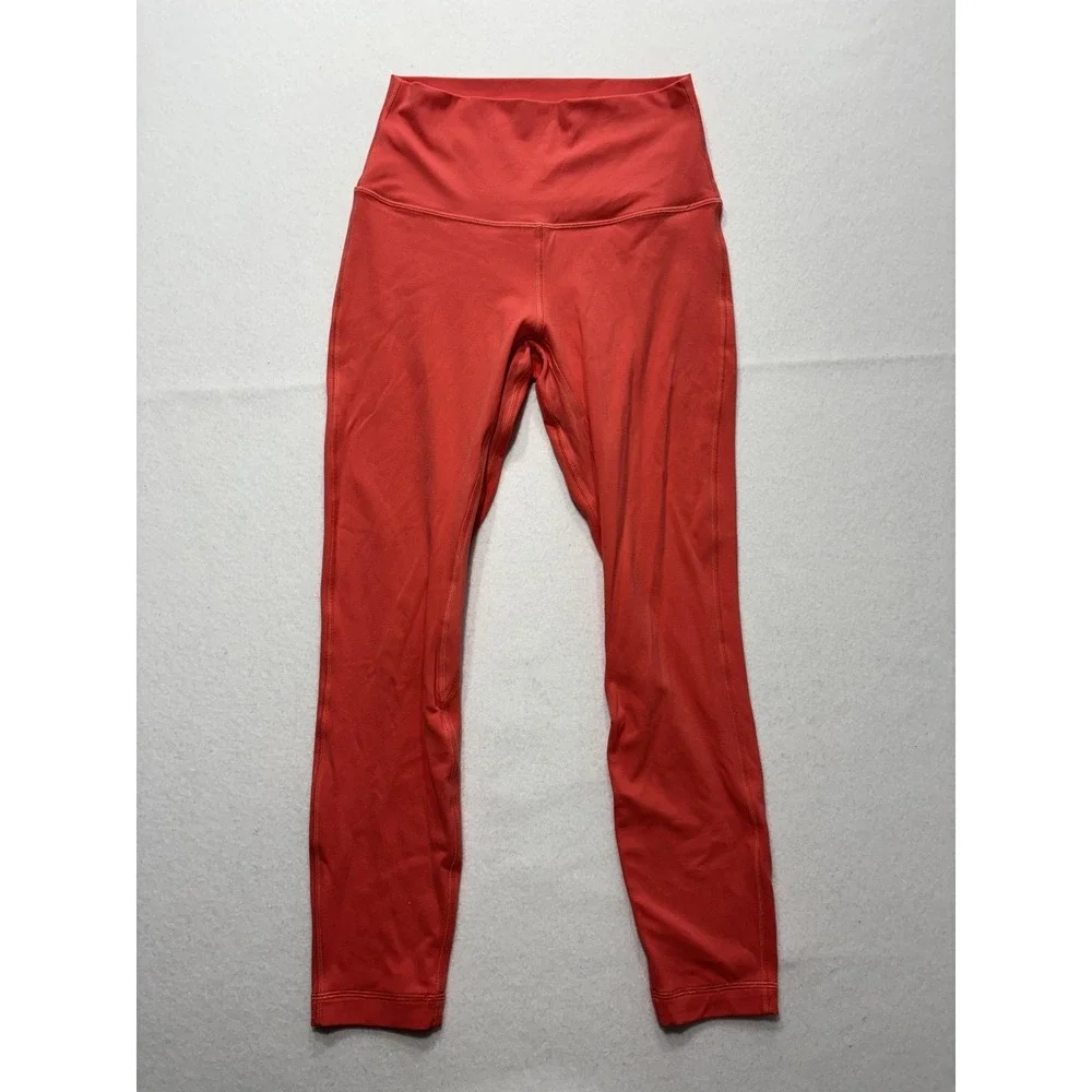 Lululemon Leggings Womens XS Red High Rise 26